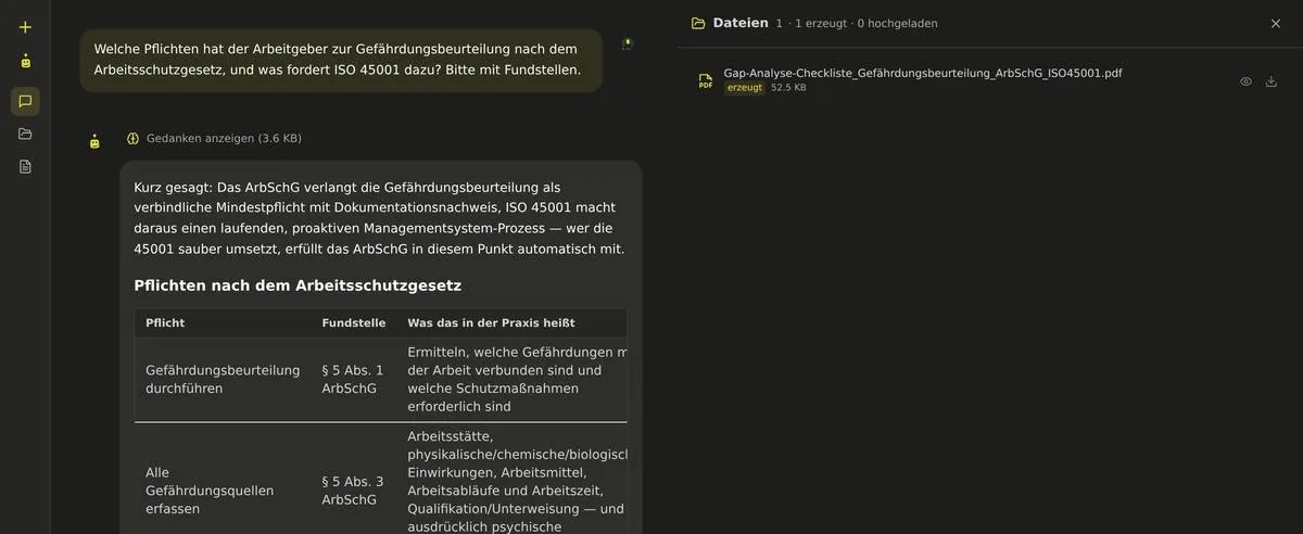 Fertige Dateien