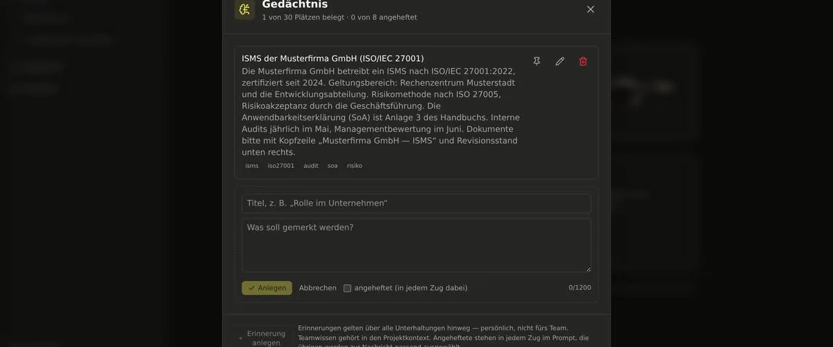 Das Gedächtnis