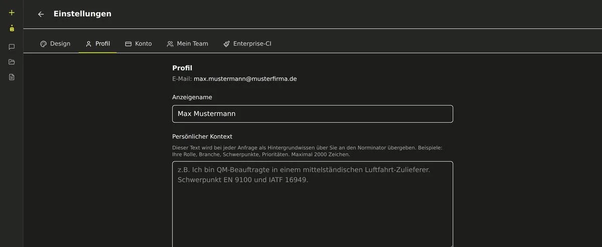 Einstellungsreiter einst_profil
